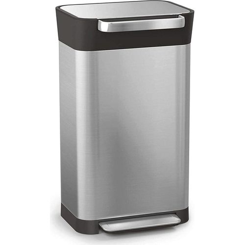 Joseph Joseph Abfalleimer Titanmit Pressfunktion 90 Liter