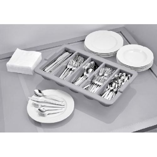 3x 201-teiliges Bestecksortiment Besteckset, Besteckkoffer