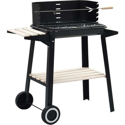 Holzkohlegrill Standgrill mit Rädern