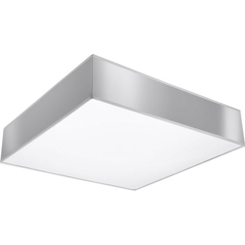Deckenleuchte HORUS 45 grau 3xE27 60W PVC 11x45x45cm Sollux Lighting