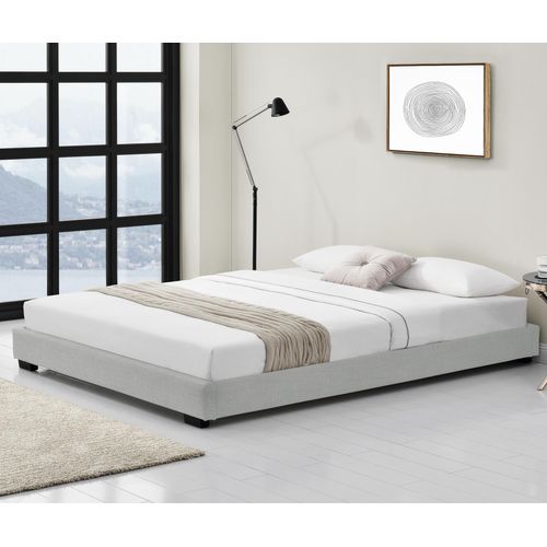 Kunstlederbett Polsterbett aus Kunstleder Bettgestell mit Lattenrost 140x200 cm Bett inkl. Lattenrahmen Doppelbett Jugendbett Kunstleder in Weiß Corium