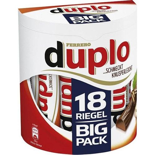 duplo Big Pack 18 Riegel mit Waffel Nugatfüllung 327g 15er Pack