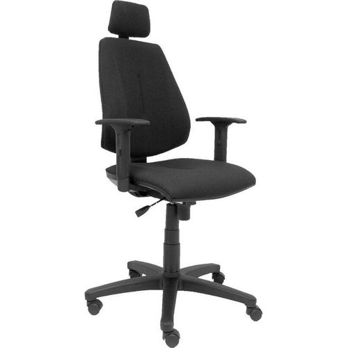 Bürostuhl mit Kopfstütze Montalvos Piqueras y Crespo LI840CB Schwarz
