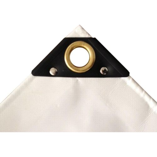 weiss 650 g/m² PVC 6 x 8m (48m²) Plane