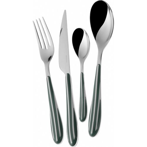 24-teiliges Zebra-Modellset, farbiges Besteck von CasaBugatti