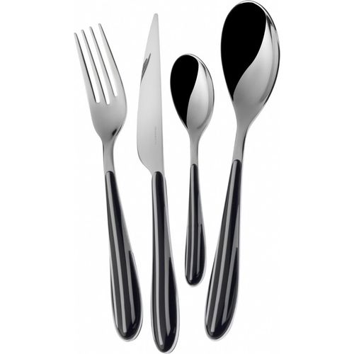 24-teiliges Zebra-Modellset, farbiges Besteck von CasaBugatti