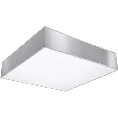 Deckenleuchte HORUS 55 grau 4xE27 60W PVC 11x55x55cm Sollux Lighting