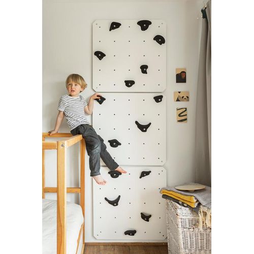 Kletterwand Indoor für Kinder mit Griffe | Klettergerüst Kinderzimmer