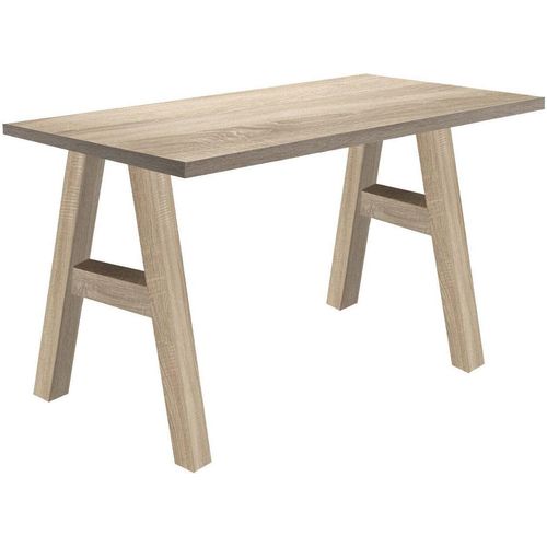 Schreibtisch Edi 1 120 x 70 x 75 Computertisch eiche sägerau/eiche sägerau 13613