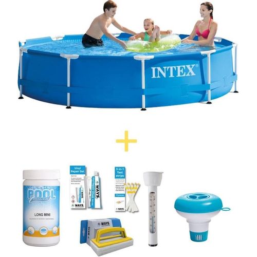 Intex Metal Frame Pool - 305 x 76 cm - WAYS Wartungspaket