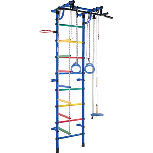 Klettergerüste, Sprossenwand aus metall für kinder Gamma Plus blau