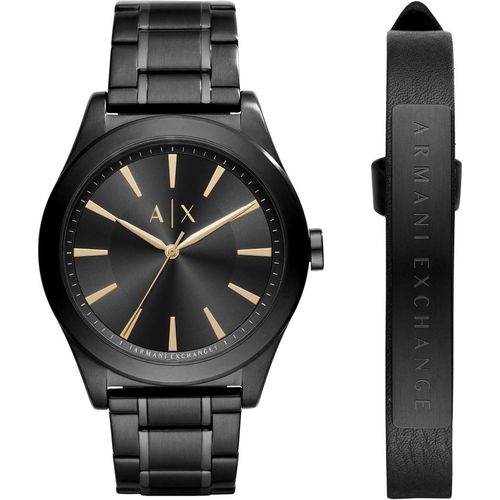 Armani Exchange AX7102 NICO Uhr Herrenuhr Edelstahl schwarz