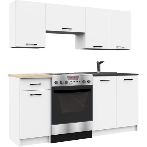 Küchenmöbel-Set OLIWIA 1.8m Modulares Weiß B180xH203xT46 cm