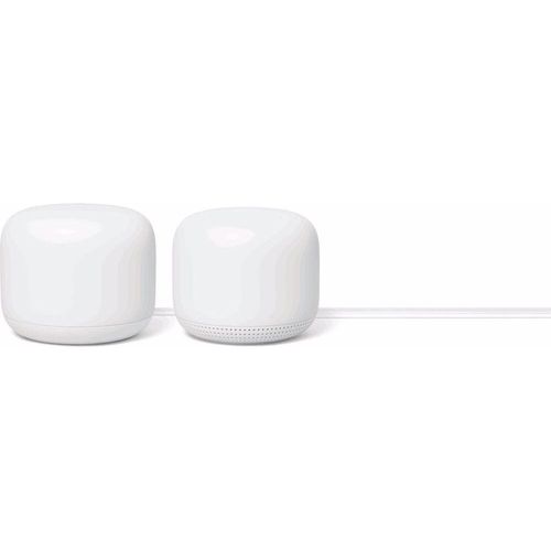 Google Nest Wifi WLAN-Router Dual-Band (2,4 GHz/5 GHz) Gigabit Ethernet Weiß (GA00822-FR)