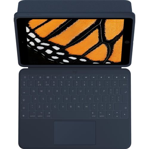 Logitech Rugged Combo 3 Touch for Education - Tastatur und Foliohülle - mit Trackpad - Apple Smart connector - QWERTY - GB - für Bildungseinrichtungen - für Apple 10.2-inch iPad (7. Generation, 8. Generation, 9. Generation)