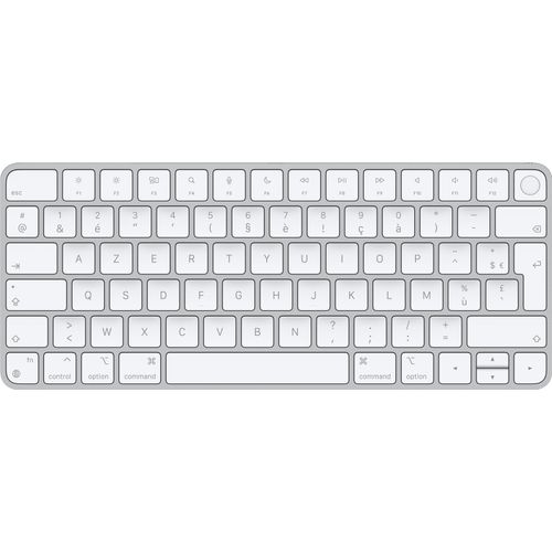 Apple Magic Keyboard, Mini, Kabellos, Bluetooth, AZERTY, Weiß