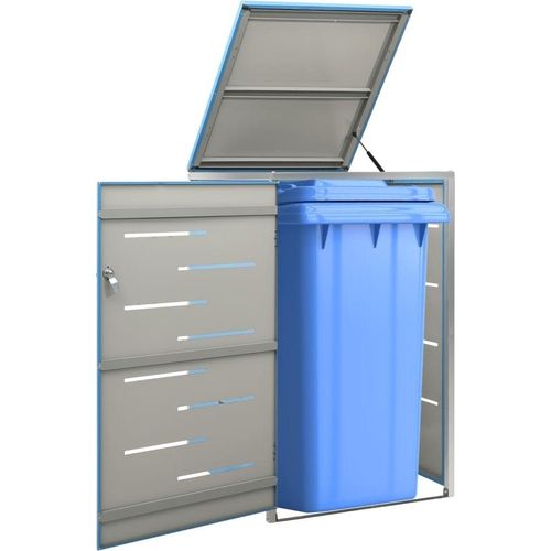 Mülltonnenbox für 1 Tonne 69x77,5x112,5 cm Edelstahl 149566