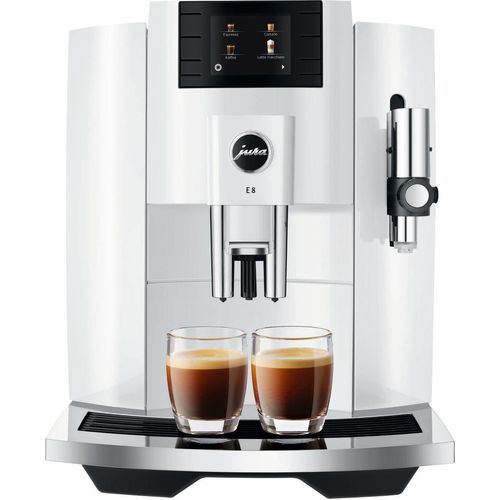 JURA Kaffeemaschine D6 Piano Weiße - einschließlich 2 Kg Kaffee