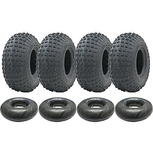 4-145/70-6 - ATV Reifen und Schläuche Satz 50cc 90cc 110cc 75 kgs - Wanda P319 Quad ty