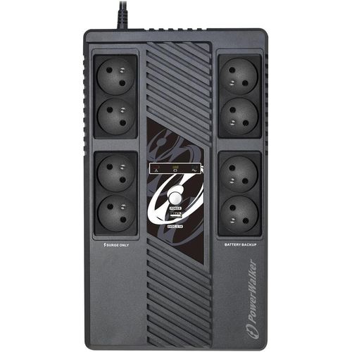 PowerWalker VI 600 MS FR USV 600VA/360W, Interaktiv, Mehrfachsteckdose, USB-Anschluss, 10121164