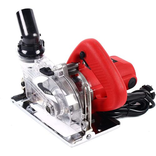 1800W 220V Mauernutfräse Schlitzfräse Wandfräse Handkreissäge Kreissäge Marmor Stein Steinpolierpuffer Staubfreie Schneidemaschine 18000r/min Fliesenschneide Holz Fliesenchneider 220V Für Holz DIY
