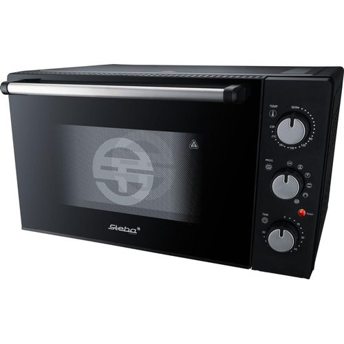 Steba KB M42 Mini-Backofen 2000 Watt 42 Liter 3 Einschubebenen Umluft Timer