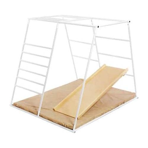 Spielplatz indoor, Klettergerüst aus Metal für Kinder, Kinderrutsche, Sprossenwand, Kletterwand, Klettergerüst Kinderzimmer