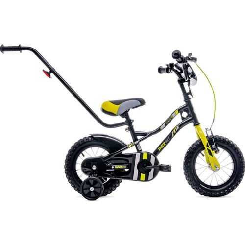 Sun Baby Tiger Bike Kinderfahrrad Jungen Fahrrad Stützräder 12 14 16 Zoll ab 2-6 Jahre BMX Kinder Fahrrad (12 Zoll, Grün)