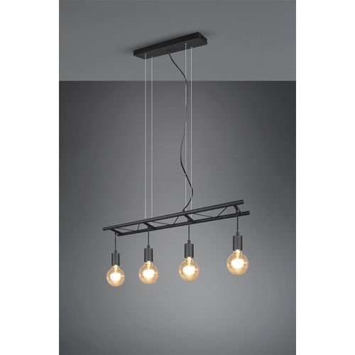 Pendelleuchte LADDER 4 flammig Metall Balken 80cm breit