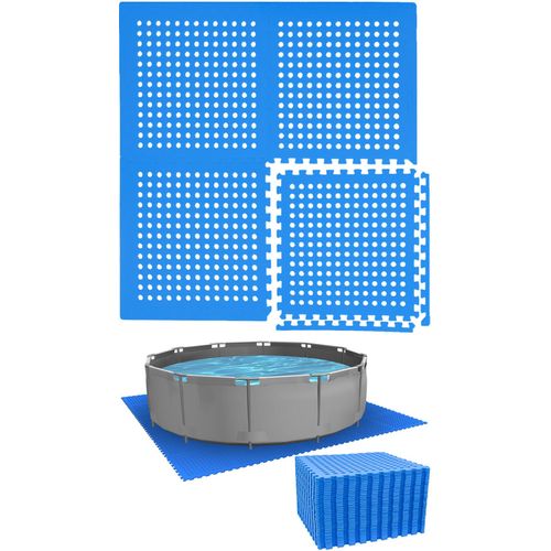 Poolunterlage für 305 cm Pool - 36 EVA Matten - 1cm Outdoor Unterlegmatten Set