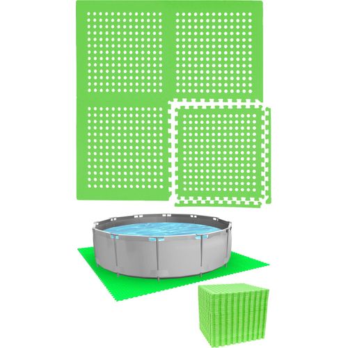 Poolunterlage für 366 cm Pool - 52 EVA Matten - 1cm Outdoor Unterlegmatten Set
