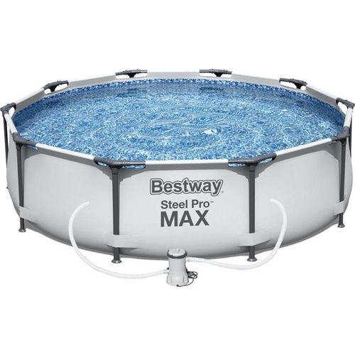 Bestway Steel Swimmingpool- Pro Max 3,05 x 0,76 m 56408 mit Kartuschenfilterung