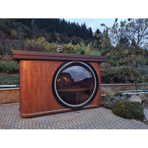 Sauna Haus Sauna Hütte Outdoor Sauna Graz 3,5 x 2,2m Vorraum Saunaofen