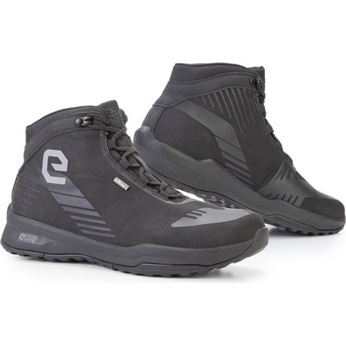 ELEVEIT Town Wp Schwarz Wasserdichte Motorradstiefel größe 44