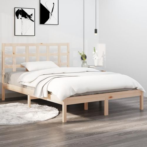 Massivholzbett 120x190 cm 4FT Small Double , Klassische Betten Design 2024