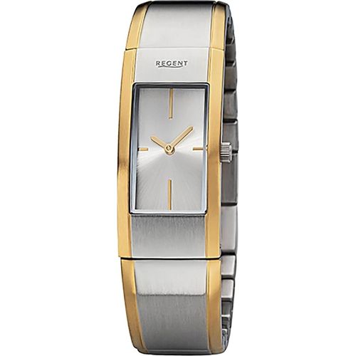 Regent Metallband Damen Uhr GM-2103 Armbanduhr Quarz gold silber Metallarmband D2URGM2103