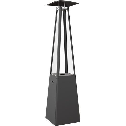 Gasheizstrahler Umbrella Stahl schwarz 12kW Set