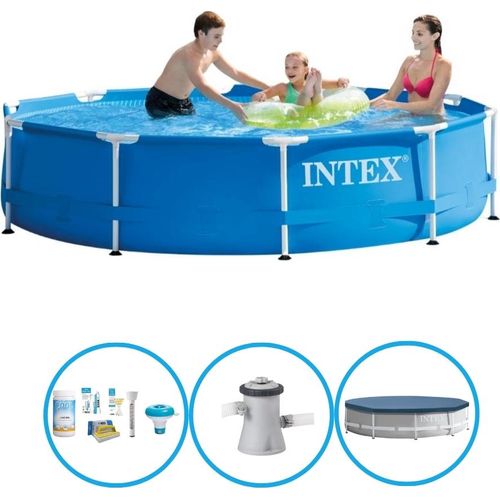 Intex Pool Metal Frame - Schwimmbad-Paket - 305x76 cm