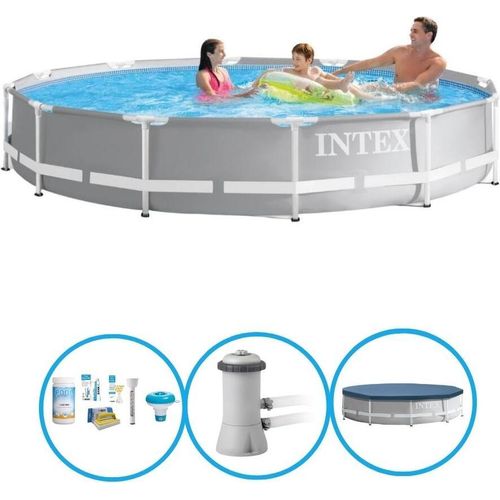 Intex Pool Prism Frame - Schwimmbad-Paket - 366x76 cm