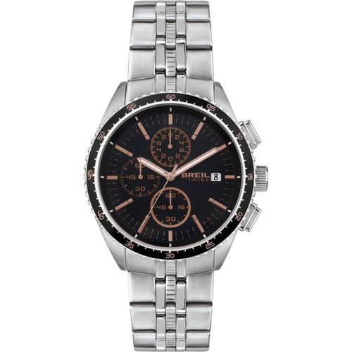 Chronograph Breil Versilbert/Stahl Kollektion Net - mann