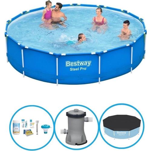 Bestway Pool Steel Pro - Poolpaket - 396x84 cm