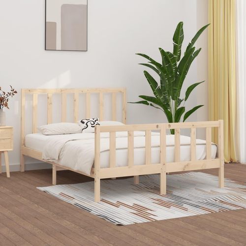 Massivholzbett 120x190 cm 4FT Small Double , Klassische Betten Design 2024