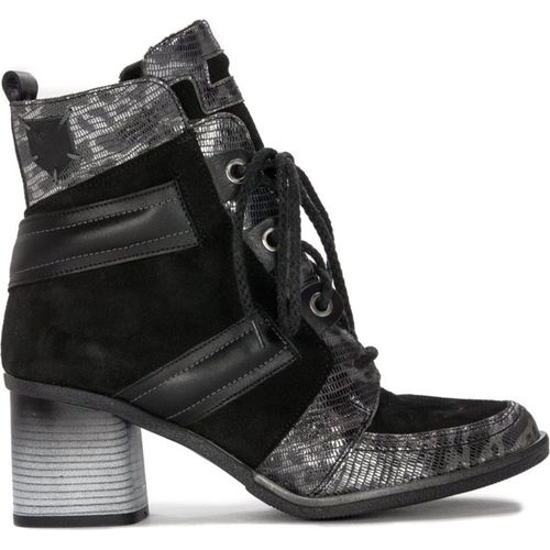 Schnürstiefeletten , 11-Deutsch:38, Color:schwarz 9