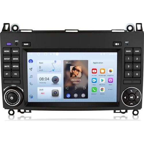 7 Zoll 2+32G Andriod 13 Autoradio für Mercedes Benz W169 W245 Viano Vito W639 GPS Navigation SWC DAB+ einbau-navigationsgeräte 4Kern
