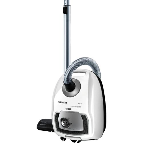 SIEMENS VSZ4GM338 (mit Beutel, Hygienefilter, A, Silber/Weiß)