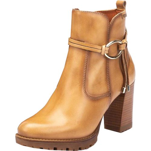 Pikolinos Damen Stiefelette Zierelement Reißverschluss modisch Connelly W7M-8542, Größe:42 EU, Farbe:Beige