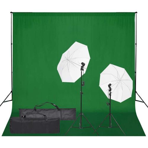 Prolenta Premium - Fotostudio-Set mit Beleuchtung und Hintergrund