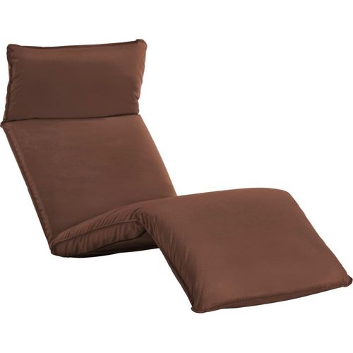 Sonnenliege Klappbar Oxford-Gewebe Braun