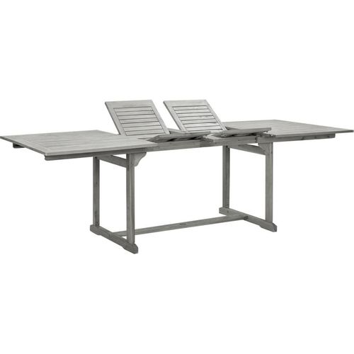Garten-Esstisch (160-240)x100x75 cm Massivholz Akazie