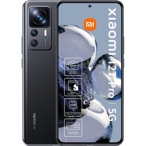 Xiaomi 12T Pro 8GB+256GB 5G Blue Smartphone, Farbe:Schwarz